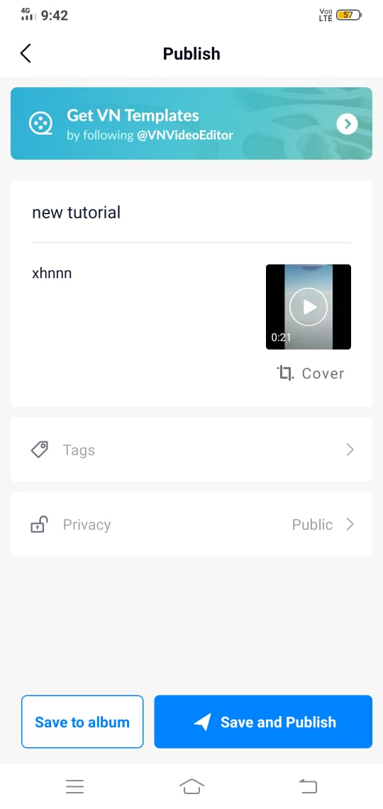 vn editing app+ apk