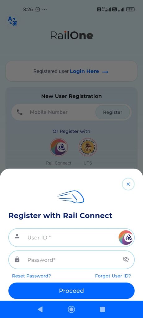 new rail ticketing app